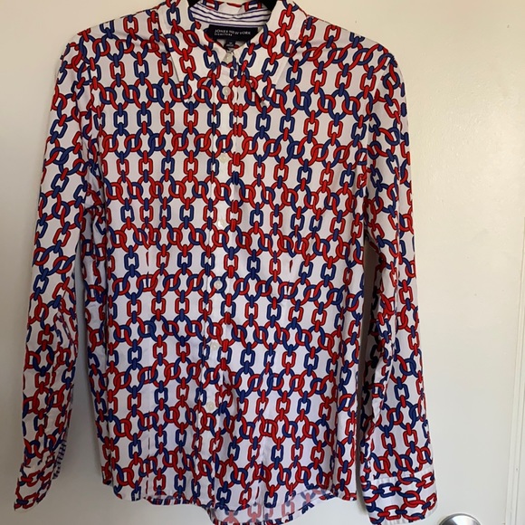 Jones New York Tops - JONES NEW YORK tailored blouse with two button expansion cuffs! Size: M